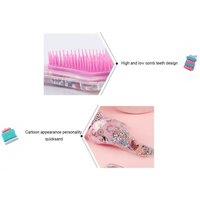 Children'S Cartoon Detangle Hair Brush - Gentle Scalp Care For Kids
