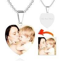 Handcrafted Sterling Silver Necklace With Your Personalised Photo And Message