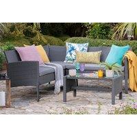 Royalcraft Nevada 5-Seater Rattan Corner Garden Sofa Set With Weatherproof Coffee Table