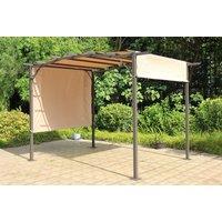 Royalcraft San Remo Steel Weather-Resistant Pergola Gazebo - 2.75m x 3.66m Mocha
