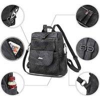 Women'S Anti-Theft Pu Leather Travel Backpack