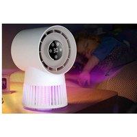 2-In-1 Electric Mosquito Lamp Fan - Portable & Quiet
