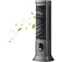 Portable Desktop Tower Bladeless Fan - Usb Charging & 360 Rotation