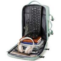 Large Capacity Water-Resistant Travel Backpack With Usb Charging Port