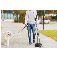 Dog Pooper Scooper Long Handle Stainless Steel Tray Rake Set