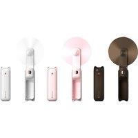 3-in-1 Mini USB Fan, Power Bank & LED Flashlight - Portable, Adjustable 3-Speed Cooling