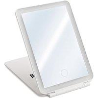 Insu Beauty LED Travel Makeup Mirror - Triple Tone, Rechargeable, Ultra-Slim Design