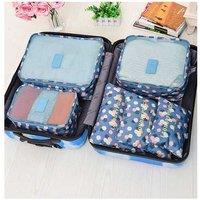 6Pcs Water-Resistant Travel Organiser Bag Set - Smart Packing For Summer Holidays, Family Trips & Kids' Adventures