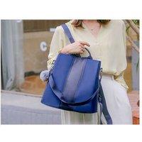 2-In-1 Backpack Shoulder Bag With Pom Pom