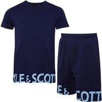 Lyle & Scott Men's Premium Cotton Lounge Set - Soft Stretch Loungewear, Adjustable Waistband, S-XXL, 3 Colours