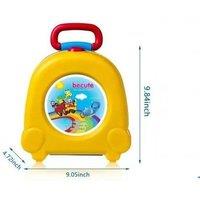 Cartoon Potty Training Seat With Ergonomic, Foldable Design For Kids