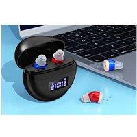 Mini In-Ear Wireless Earbuds - Invisible Digital Sound Amplifier, Advanced Noise Cancelling, 20-Hour Battery, Bluetooth
