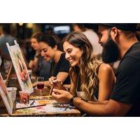 Sip & Paint Experience For One With Artsy Party Brum - Choice Of Multiple Birmingham Venues & Dates, All Materials Included, Adults Only, Gift Option