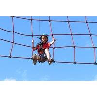 1Hr High Ropes Aerial Adventure For Up To 4 - Cargo Nets, Burma Bridge & More - Rock Uk Summit Centre