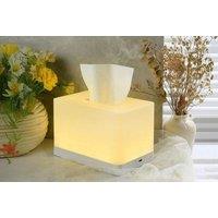 Modern Led Table Night Light Tissue Box - Dimmable, Eco-Friendly, Rechargeable