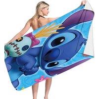Stitch Inspired Microfiber Double-Sided Fleece Towel - Fast-Drying!