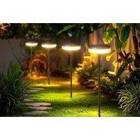 Solar LED Swaying Garden Path Lights - Weatherproof, 14hr Runtime