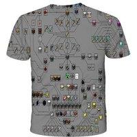 Unisex Black Bold 3D Game Print Sports T-Shirt In Breathable Mesh, Xxs-6Xl