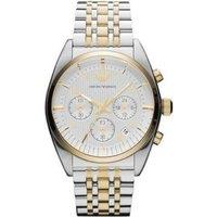 Emporio Armani Ar0396 Watch - Gold & Silver Stainless Steel!