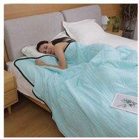 Luxury Cotton Summer Blanket - Lightweight, Breathable & Machine Washable, 150X200Cm - Modern Air-Conditioning Quilt