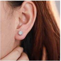 3.00 Ct Lab-Grown Moissanite Diamond Stud Earring-14K Gold Plated
