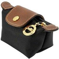 Unisex Black Designer Inspired Mini Pouch With Handle
