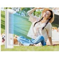 Rechargeable Bladeless Desk Tower Fan - 3 Speed Settings, Quiet Operation & Portable Design