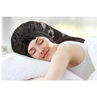 Luxury Double Layer Reversible Silk Sleep Bonnet - Haircare Protective Cap For All Hair Types