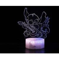 Stitch Inspired 3D Illusion Colour-Changing Night Light!
