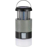 Portable Waterproof Camping Mosquito Zapper Lantern & Solar Power Bank - ABS, Compact, 2000mAh