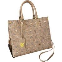 Unisex Blue Retro Monogram Tote Bag in Three Stunning Colours