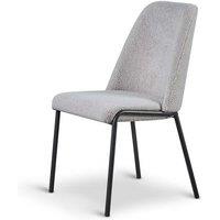 Teddy Boucle Italo Dining Chairs - Set Of 2 With Modern Flair - 2 Colours