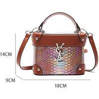 Unisex Yellow Designer Inspired Women'S Niche Box-Shaped Bag - Durable Pu Leather - 6 Colours