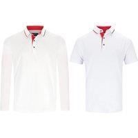 Unisex Druids White Golf Polo Shirt - Retro Design In All Sizes!