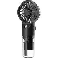 Portable Handheld Misting Fan - 4-Speed USB Rechargeable, Ultra-Quiet, 3 Colours