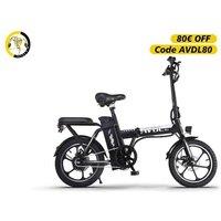 Avdl A10 Foldable 16-Inch E-Bike, 250W Motor, 70Km Range, Lcd Display