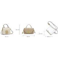 Unisex Brown Chic Retro Armpit Small Square Bag In Six Versatile Colours