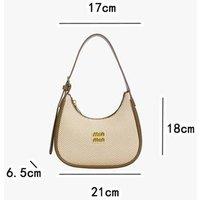 Unisex Pink Vegan Leather Crescent Crossbody Bag - Adjustable Strap, Lightweight, 6 Colours