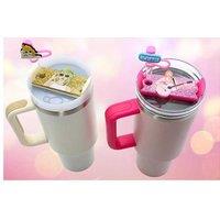 Pop-Star Inspired Acrylic Straw Covers & Personalised Nameplates For Tumblers - Multicolour, Food-Grade Silicone