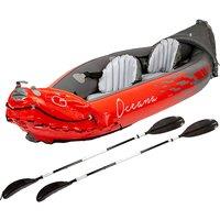 Summit Oceana 2 Person Inflatable Kayak With Full Accessory Kit