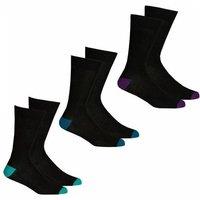 Women's Black 3 Pairs of Bamboo Socks Set for Men - 4 Colours