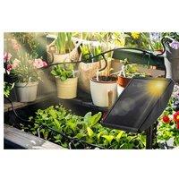 Solar Automatic Drip Irrigation Kit - Dual Power, 15-Pot Capacity, Anti-Leak Outdoor Watering System