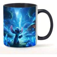 Cartoon-Inspired Red Ceramic Coffee Mug - 350ml Tableware Gift