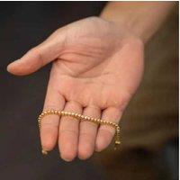 Exquisite Moissanite Bezel Set Tennis Bracelet - 18K Gold Plated