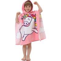 Kids' Hooded Bath Towel Cape - 10 Cartoon Designs