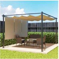 Aluminium 3x4m Weather-Resistant Pergola with Retractable Roof - Modern Garden Shelter
