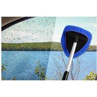 Car Windshield Cleaning Tool With 4 Reusable Microfiber Pads