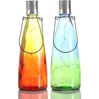 Outdoor Solar Lantern With Tempered Glass - 3 Colours