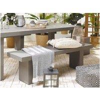 Modern Concrete Garden Bench Taranto - 2-Seater, 150Cm, Weather-Resistant, Industrial Style