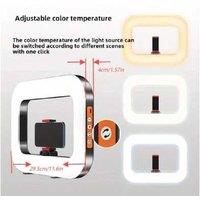 Handheld Circular Led Usb Rechargeable Fill Light - Portable, Soft Lighting For Photos & Video